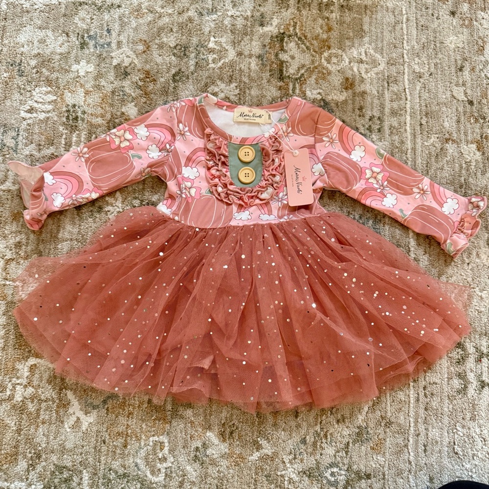 NWT Pink Pumpkin Tutu Dress